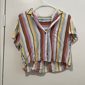 Cropped hollister button up